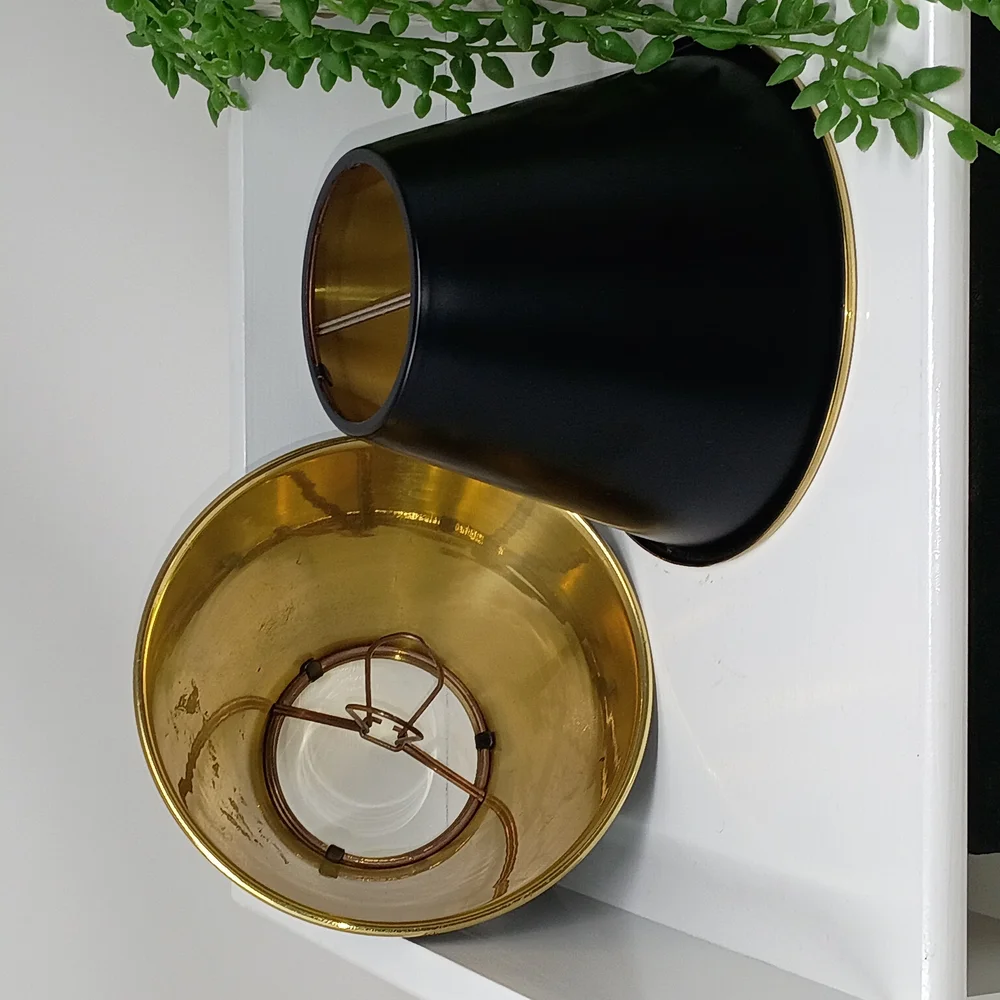 Black and Gold Lampshade